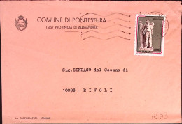 1975-30 RESISTENZA Lire 100 Isolato Su Busta - 1971-80: Poststempel