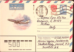 1979-U.R.S.S. K.45 Con Francobollo Aggiunto K.5 Mosca (1.3) Per Italia - Lettres & Documents