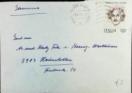 Italy .1979. A. EINSTEIN.L.120.Sass.1450.ISOLATO X Estero.S3948 - 1971-80: Poststempel