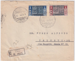 1952-AMG-FTT FF.AA. Su Fdc - Poststempel