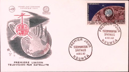 1962-Nuova Caledonia Telecomunicazioni PA F.200 Su Fdc - Briefe U. Dokumente