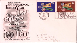 1967-NAZIONI UNITE Anno Turismo Serie Cpl Fdc - Other & Unclassified