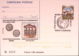 1996-FOGGIA-TEATRO Cartolina Postale IPZS Lire 750 Ann Spec - Stamped Stationery