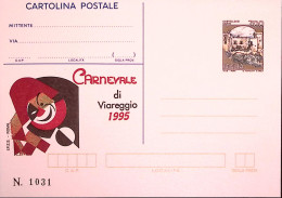 1995-CARNEVALE VIAREGGIO Cartolina Postale IPZS Lire 700 Nuova - Postwaardestukken