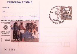 1994-LIONS PISTOIA Cartolina Postale IPZS Lire 700 Con Ann Spec - Stamped Stationery