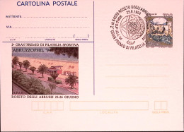 1994-ROSETO ABRUZZI Cartolina Postale IPZS Lire 700 Con Ann Spec - Entiers Postaux