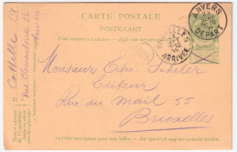 1904-Belgio Cartolina Postale C.5 Anversa (23.9) - Sonstige & Ohne Zuordnung