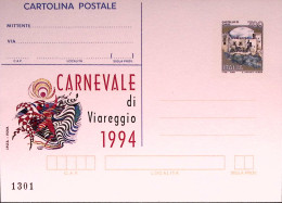 1994-CARNEVALE VIAREGGIO Cartolina Postale IPZS Lire 700 Nuova - Ganzsachen
