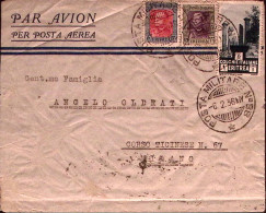 1936-Posta Militare N. 88 (6.2) Su Busta Via Aerea Affr. Eritrea - Erythrée