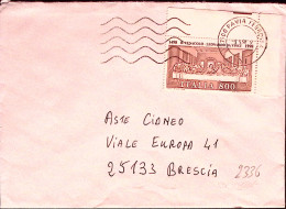 1998-IL CENACOLO Lire 800 Isolato Su Busta - 1991-00: Poststempel