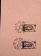 1956-GERMANIA Deutschland Europa Serie Cpl. (117/8) Su Fdc - Lettres & Documents