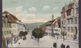 Deutsches Reich PPC Triberg Kurplatz. Gebrüder Metz, Tübingen 1906. ULM Nr. 1 (Donau) 1911 STUTTGART Germania (2 Scans) - Triberg