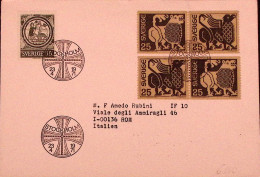 1971-SVEZIA SVERIGE Affresco Medioevale E Arazzi Di Grodinge (687+688/9x2) Fdc P - Sonstige & Ohne Zuordnung