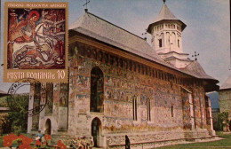 1972-Romania Affreschi Di Monasteri Moldavi B.10 (2667) Su Maximum - FDC