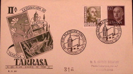 1958-SPAGNA Espos. Filatelia/Tarrasa (25.1) Ann. Spec. - Cartas & Documentos