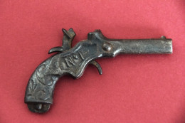 Pistolet à Amorce Pour Enfant - En Fonte G.V. N°1 - Oud Speelgoed