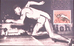1956-LIECHETENSTEIN F.1 Corsa (307) Su Cartolina Maximum - Atletica