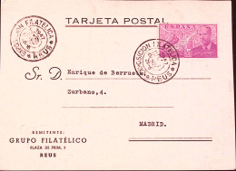 1947-SPAGNA Mostra Filatelica Reuss (9.12) Ann. Spec. - Covers & Documents
