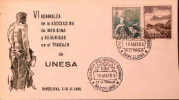 1969-SPAGNA VI Assemblea Medicina Del Lavoro/Barcellona (10.5) Ann. Spec. - Covers & Documents