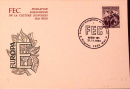 1959-Austria Congr. Fondazione Europea Di Cultura/Vienna (21.11) Ann. Spec. - Autres & Non Classés