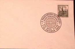 1966-Austria X Congr. Paneuropeo/Vienna (7.10) Ann. Spec. - Autres & Non Classés