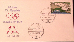 1972-GERMANIA Deutschland Torneo Olimpico Pallavolo/Monaco (25.8) Ann. Spec. - Covers & Documents