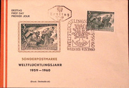 1960-Austria Anno Mondiale Rifugiato (915) Fdc - FDC