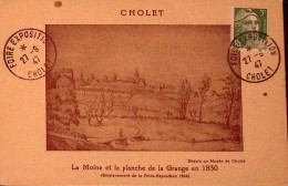 1947-Francia FRANCE Fiera Esposizione/Cholet (27.9.47) Ann. Spec. - Lettres & Documents