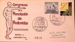 1964-SPAGNA Congr. Assoc. Anatomisti/Madrid (11.9) Ann. Spec. - Covers & Documents