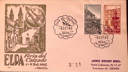 1962-SPAGNA Fiera Della Calzatura/Elda (9.9) Ann. Spec. Su Busta - Covers & Documents