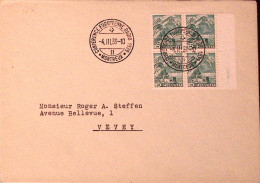 1939-Svizzera SUISSE Conferenza Europea Radio Montreux (4.3) Ann. Spec. Su Busta - Postmark Collection