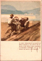 Y1938-CASSA RISPARMIO PROVINCIE LOMBARDE Cartolina Viaggiata Brescia (21.6) - Advertising