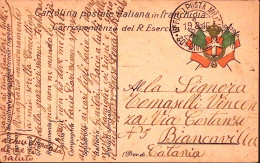 1916-UFFICIO Posta Militare/30 DIVISIONE C.2 (19.8) Su Cartolina Franchigia - War 1914-18