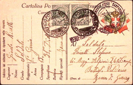1917-UFFICIO Posta Militare/31^ DIVISIONE C.2 (22.2) Su Cartolina Franchigia - War 1914-18