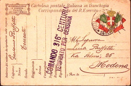 1918-Posta Militare/23^ CORPO ARMATA C.2 (6.1) Su Cartolina Franchigia - War 1914-18