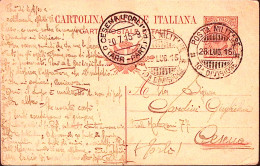 1915-Posta Militare/10^ DIVISIONE C.2 (26.7) Su Cartolina Postale Leoni C.10 Mil - War 1914-18