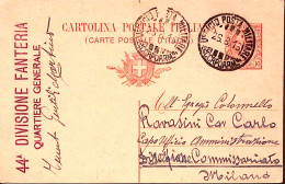 1916-UFFICIO Posta Militare/5 CORPO ARMATA C.2 (26.8) Su Cartolina Postale Leoni - War 1914-18