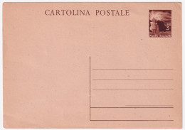 1946-Cartolina Postale Lire 3 Fiaccola (C131) Nuova - Entiers Postaux