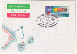 1978-biglietto Postale Aereo 50 Anniversario Volo Polo Nord Lire 200 Annullato C - FDC
