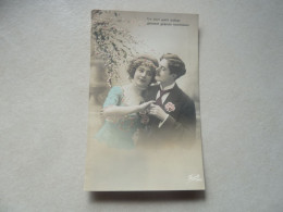Un Tout Petit Baiser - 1205 - Editions Fauvette - Année 1917 - - Koppels