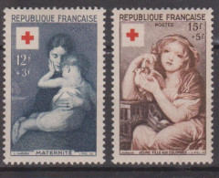 France N° 1006 à 1007 Avec Charnières - Unused Stamps