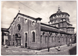 1960-Olimpica Lire 15 (887) Isolato Su Cartolina (Milano Chiesa Delle Grazie) - Milano (Milan)