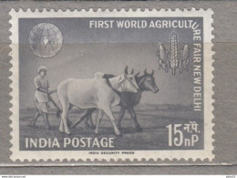 INDIA 1959 Agriculture MNH(**) Mi 311 #Fauna956 - Ungebraucht