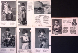 1924-MANZONI, Il 5 Maggio Set Completo Di 6 Cartoline + 1, Tutte Viaggiate - Scrittori