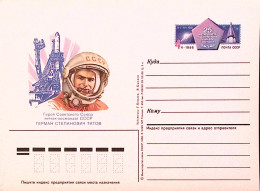 1986-RUSSIA Cartolina Postale K.4 5 Anniv. Viaggio Titov Nuovo - Andere & Zonder Classificatie