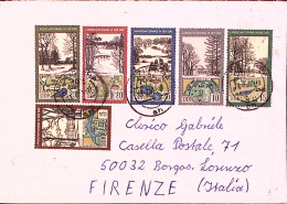 1981-GERMANIA DDR . Parchi Serie Cpl.(2266/1) Su Busta Per Italia - Lettres & Documents