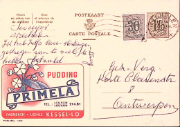 1957-Belgio  Cartolina Postale F.1,20 Pubbl. PRIMELA Viaggiata Per Olanda Franco - Other & Unclassified