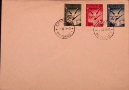 1947-Jugoslavia Giochi Balcanici Lubiana Serie Cpl. (466/8) Fdc - Brieven En Documenten