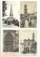 Lot N° 1 De 50 CPA D'Eglises, Basiliques, Cathédrales, Abbaye ...(Toutes Scannées) - 5 - 99 Postcards