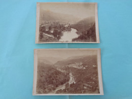 25 - Doubs - Besançon - Lot De 2 Photos Originales Cartonnées - Vallée De Beurre - 2 Scanns  - 1893 - Réf.108- - Anciennes (Av. 1900)